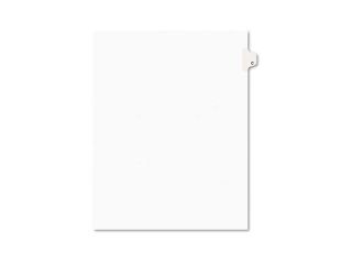 Avery 01403 Avery Style Legal Side Tab Dividers, One Tab, Title C, Letter, White, 25/Pack
