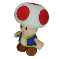 Super Mario Brothers Plush 8 inch Collectible Toy Toad/Cuddle Pillow