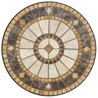 Compass Mosaic Side Table by Alfresco Home