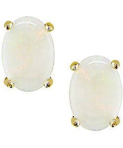10k Yellow Gold Opal Earrings (Set of 3)  ™ Shopping   Top