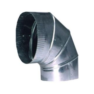 6 in. 90 Degree Oval Flat Elbow OF90E6