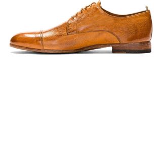 Officine Creative Cognac Burnished Leather Derbys