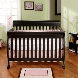 Baby Mod   Cadence 4 in 1 Convertible Crib, Ebony