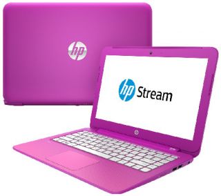 HP Stream 13 Intel Laptop 2GB, 32GB SSD, MS Office 365 & Magenta Case —