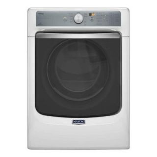 Maytag Maxima 7.3 cu. ft. Electric Dryer with Steam in White, ENERGY STAR MED7100DW