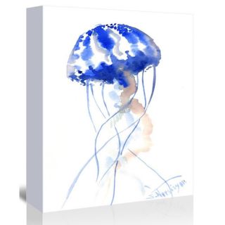 Jelly Fish 2 Painting Print on Gallery Wrapped Canvas