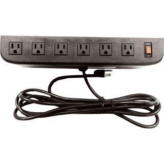 Waterloo Power Strip — 12ft.L, 6 Outlets, 15 Amps, Model# TB-W15453  Extension Cords