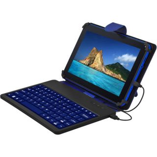 Nobis 9" Tablet 8 GB Memory Bonus Case & Keyboard, Blue