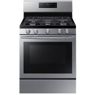 Samsung 5 Burner Freestanding 5.8 cu ft Convection Gas Range (Stainless Steel) (Common: 30 in; Actual: 29.8125 in)