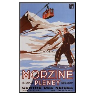 Art Morzine by Bernard Villemot   Mounted Print
