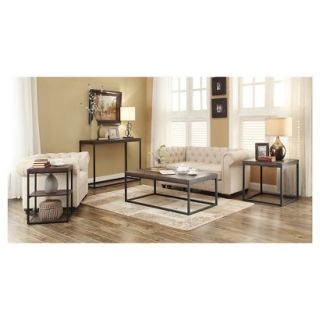 Christopher Knight Home Mixed Material Dark Wood Accent Furniture