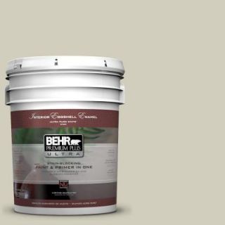 BEHR Premium Plus Ultra 5 gal. #780C 3 Ocean Pearl Eggshell Enamel Interior Paint 275005