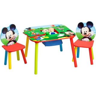 Disney Mickey Mouse Storage Table and Chairs Set