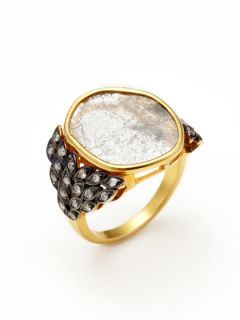 DIAMOND SLICE RING by Kevia