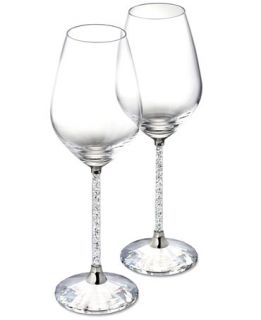 Swarovski Stemware, Set of 2 Crystalline Red Wine   Glassware