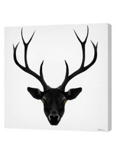The Black Deer by Ruben Ireland (Canvas) by Curioos