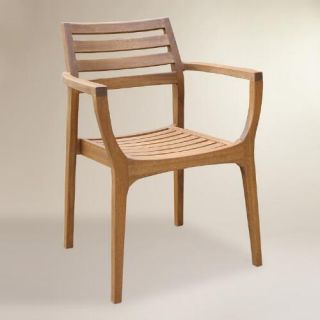 Wood Danner Stacking Armchairs, Set of 4