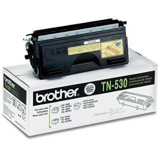 Brother TN530 Toner, 3300 Page Yield, Black