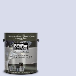 BEHR Premium Plus Ultra 1 gal. #610A 2 Crocus Petal Semi Gloss Enamel Interior Paint 375001