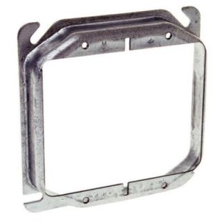 Raco 4 in. Square Two Device Mud Ring, Raised 3/4 in. 8779