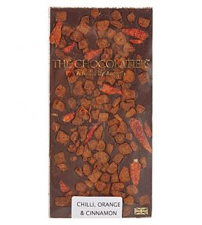 THE CHOCOLATIER   Chilli, Orange & Cinnamon dark chocolate bar 100g