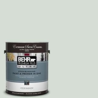 BEHR Premium Plus Ultra 1 gal. #700E 2 Lime Light Satin Enamel Exterior Paint 985001