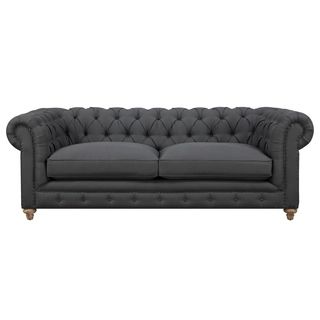 Camden Grey Linen Sofa   15480737 Great