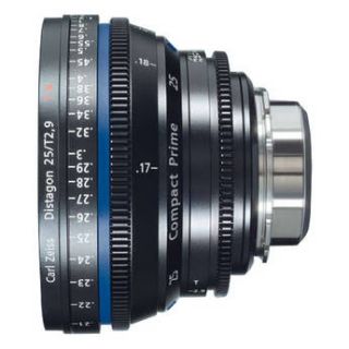 Zeiss Compact Prime Distagon 25mm/T2.9 Cinema Lens 1769 315