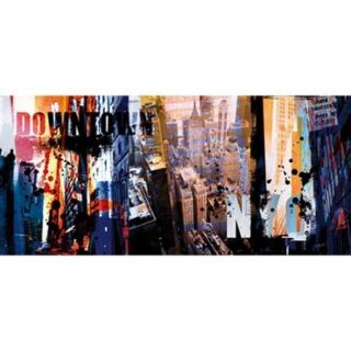 Downtown, NYC Poster Print by Don Carlson (20 x 9)