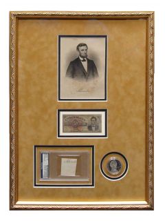 Abraham Lincoln Display Piece by Brigandi Coins and Collectibles