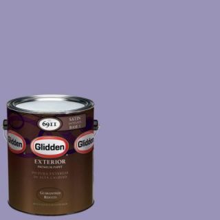 Glidden Premium 1 gal. #HDGV46 Lavender Flowers Satin Latex Exterior Paint HDGV46PX 01SA