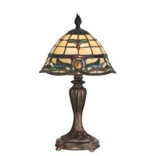 Dale Tiffany 18.5 in. Pendule Fieldstone Table Lamp TT10087
