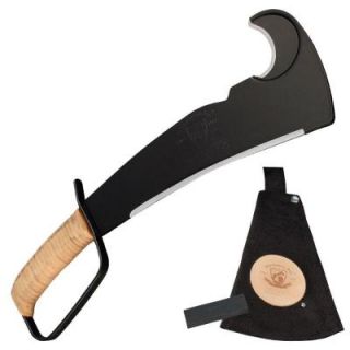 Woodman's Pal 10 1/2 In. x1/8 In. Carbon Steel Blade, Military Style Handle Machete with Honing Stone Kit 284 12