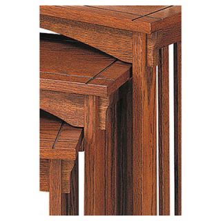 Powell Mission 3 Piece Nesting Tables