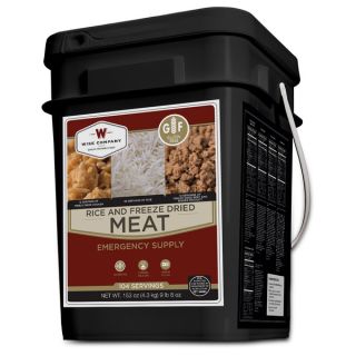 Emergency Storage Gluten free Meat and Rice Kit (104 Servings)