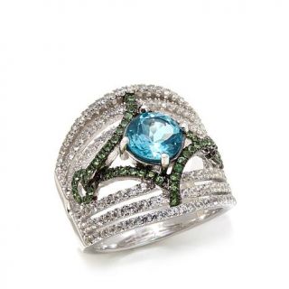 Rarities: Fine Jewelry with Carol Brodie 2.72ct Apatite, Tsavorite & White    7975514