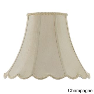 Cal Lighting Vertical Piped Scallop 16 inch Bell Shade  