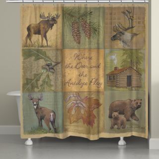 Laural Home Home on the Range Shower Curtain (71 inch x 74 inch