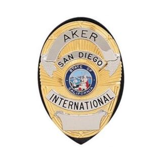 Aker Leather Aker   591 Clip on Shield Badge Holder  