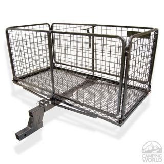 Cargo Carrier Basket with 4 inch Raised Folding Shank   Carpod M2205   Cargo Carriers