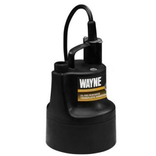 Wayne 1/10 HP Thermoplastic Utility Pump GFU110