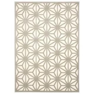 Nourison Overstock Ultima Ivory/Silver 2 ft. 2 in. x 3 ft. 9 in. Accent Rug 278012