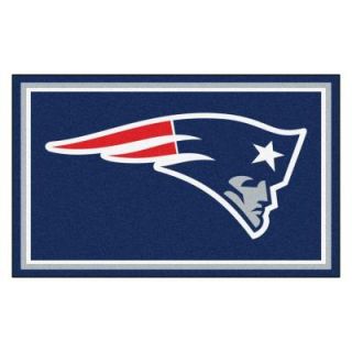 FANMATS New England Patriots 4 ft. x 6 ft. Area Rug 6268