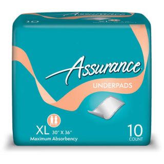 Assurance Underpads Extra Large, 10ct
