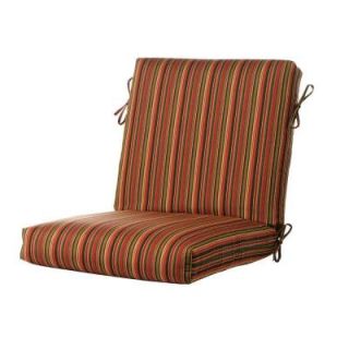 Home Decorators Collection Sunbrella Dorsett Cherry Outdoor Lounge Chair Cushion 1573120120