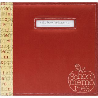 School Memories Scrapbook 12X12 Red Apple   14580854  