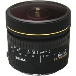 Sigma 8mm F3.5 FISHEYE EX Circular DG Lens For Nikon