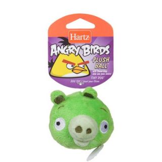 Hartz Angry Birds Tiny Dog Plush Heads with Sound Chip Dog Toy, 1ct (Character May Vary)