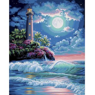 Paint By Number Lighthouse in the Moonlight Kit   13021563