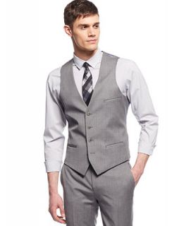 Bar III Light Grey Extra Slim Fit Vest   Suits & Suit Separates   Men